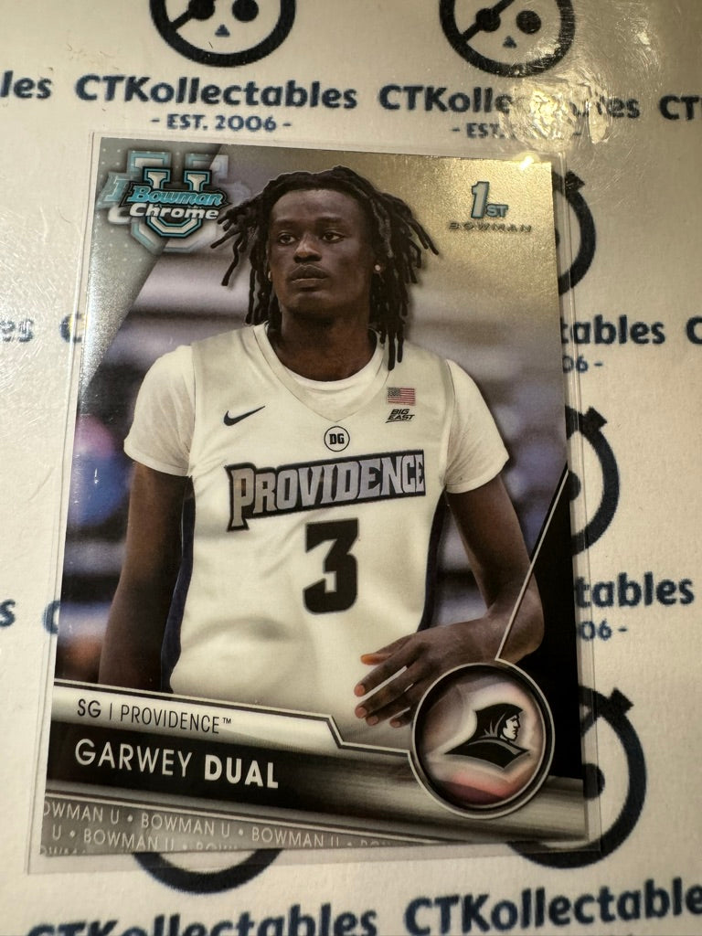 2023/24 Bowman Chrome University Garwey Dual #69 1st Bowman