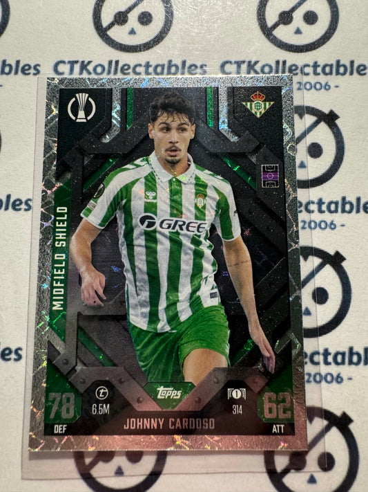 24/25 TOPPS MATCH ATTAX Johnny Cardoso Midfield Shield #314