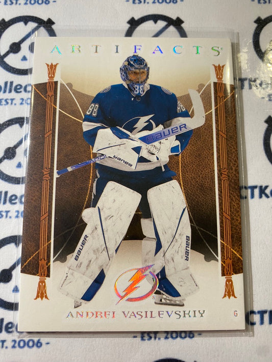 2022-23 NHL artifacts Andrei Vasilevskiy Goalies Leather #151 Lightning