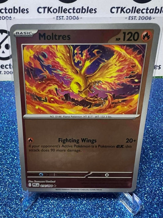 Moltres Reverse Holo #014/094 Phantasmal Flames Pokemon