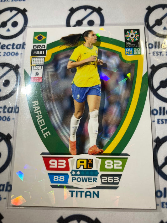 2023 FIFA WWC Adrenalyn Titan Rafaelle #281 Brazil