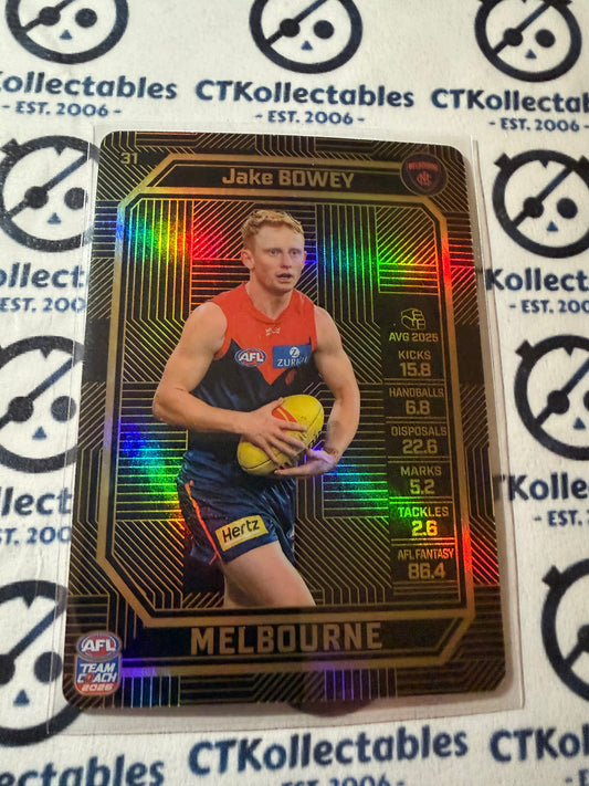 2026 Teamcoach AFL BRONZE Jake Bowey #31 Demons