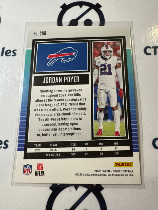 2022 NFL Score Gold #268 Jordan Poyer Bills