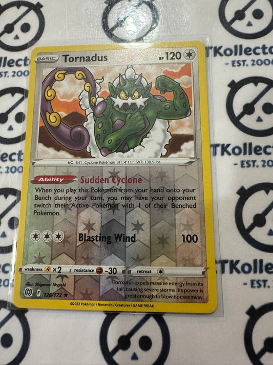 Tornadus #126/172 Reverse Holo Pokémon Card Brilliant Stars