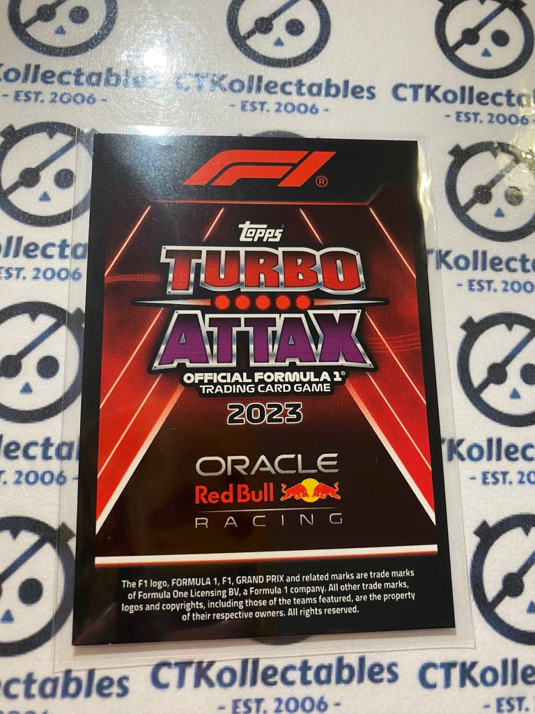 2023 Topps Turbo Attax F1 -Foil Sergio Perez Race Winner #269 Red Bull