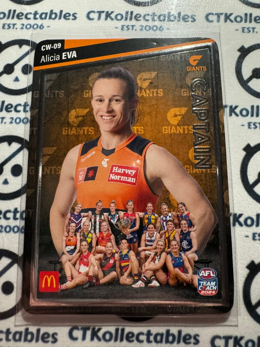 2024 AFL Teamcoach Maccas Captain Silver - Alicia Eva CW-09 GWS