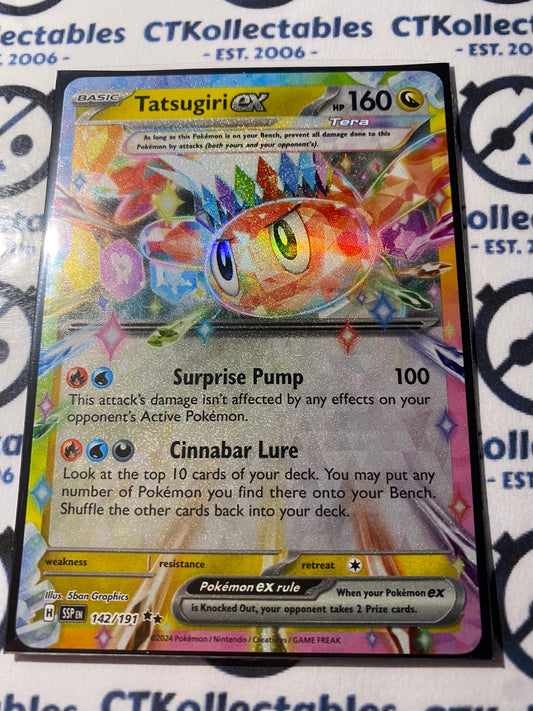 Tatsugiri EX Double Rare #142/191 Surging Sparks Pokémon TCG 2024