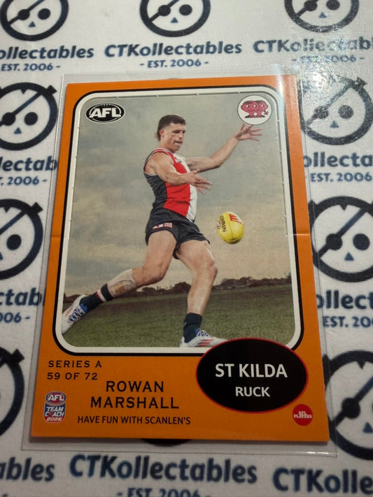2026 Teamcoach AFL Scanlens Die-Cut Rowan Marshall 59 of 72 Demons
