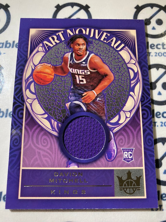 2021-22 NBA Court Kings Davion Mitchell Rookie Art Nouveau Kings