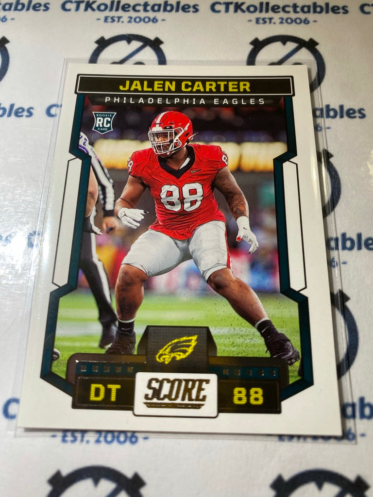 2023 NFL Panini Score #369 Jalen Carter - Philadelphia Eagles