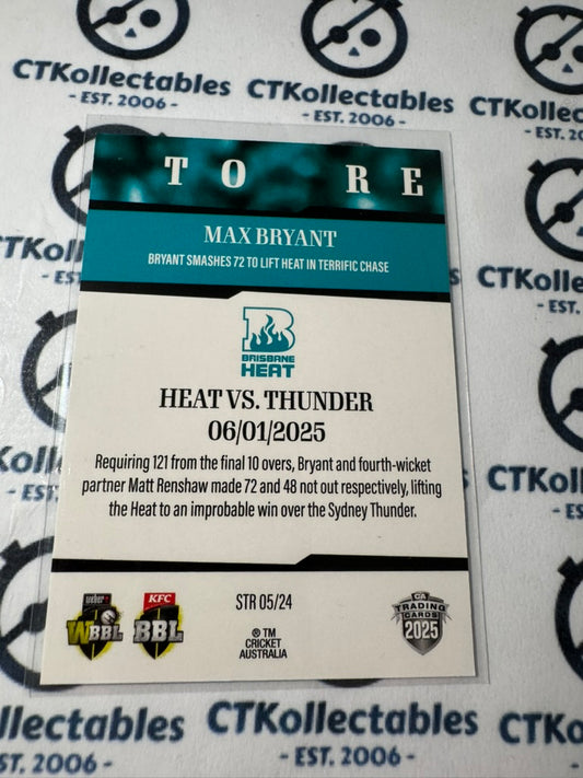 2025/26 CA Cricket Traders Max Bryant Season To Remember STR 05/24