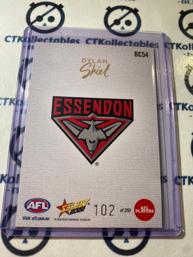 2022 AFL Footy Stars Blank Canvas #BC54 Dylan Shiel #102/250