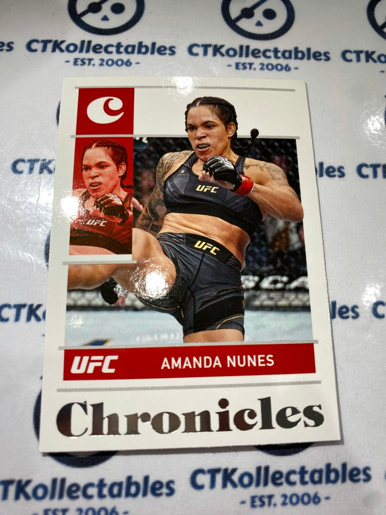 2022 UFC Panini Chronicles Base #49 Amanda Nunes - Featherweight