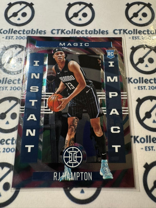 2020-21 NBA Panini Illusions Rj Hampton Instant Impact RC Rookie #6 Magic