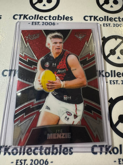 2024 AFL Footy Stars Luminous Thunderbolt LT100 Jye Menzie #109/599 Bombers