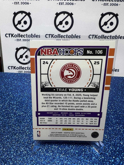 2024-25 Panini NBA HAUNTED HOOPS Orange Pumpkin #106 Trae Young Atlanta Hawks
