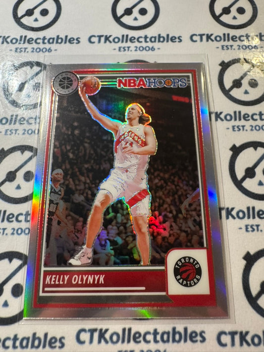 2023-24 NBA Panini Hoops Premium Kelly Olynyk Silver Prizm #44 Raptors