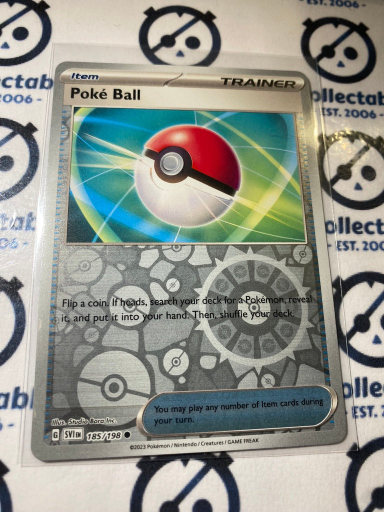 Poke Ball Reverse Holo #185/198 2023 Scarlet & Violet Pokémon TCG