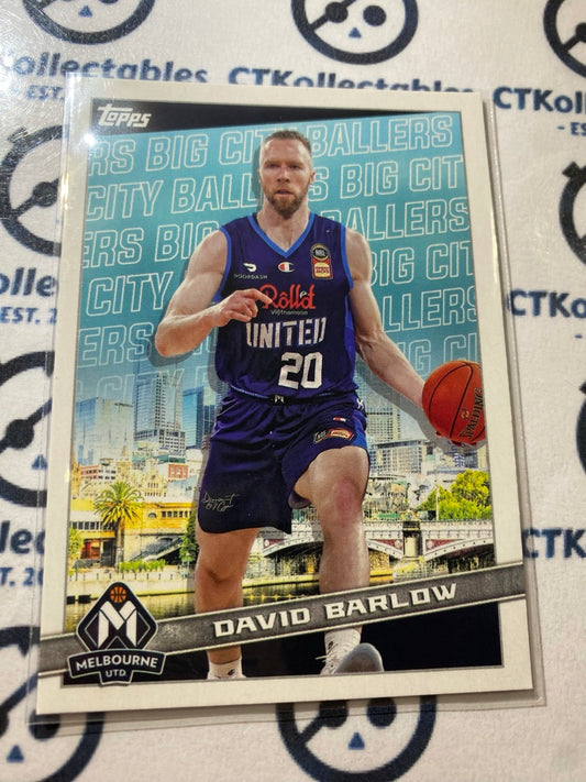 2022-23 Topps NBL Basketball big city ballers David Barlow #bcb-10