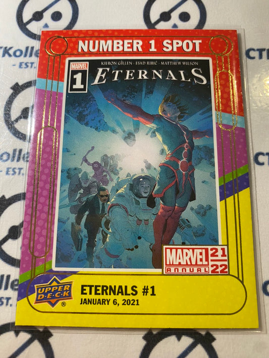 2021-22 Upper Deck Marvel Annual Eternals #1  - Number 1 Spot #N1S-9