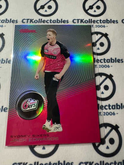 2025/26 CA Cricket Traders Jack Edwards Silver Parallel #S129 6ers