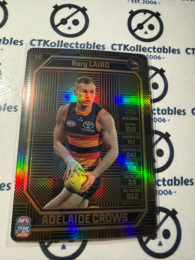 2026 Teamcoach AFL BRONZE Rory Laird #58 Crows