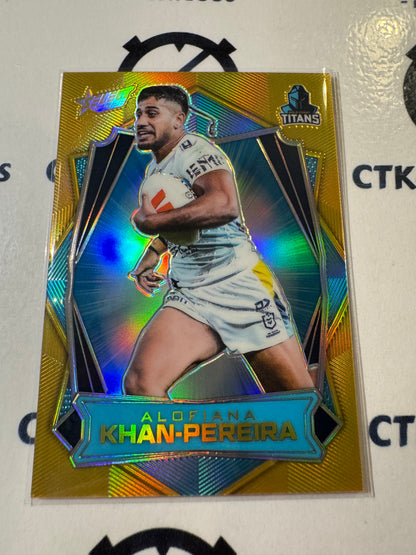 2026 Select NRL League Heroes Luminous Base #L69 Aldfiana Khan-Pereira Titans