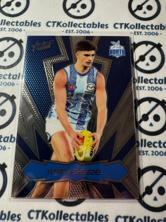 2025 AFL Footy Stars Luminous Harry Sheezel Thunderbolt GOLD #392/399 Kangaroos