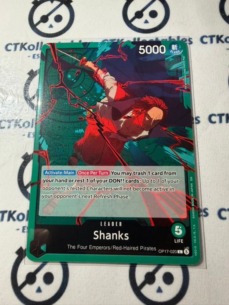 Shanks Leader L OP17-020 One Piece The World's Strongest Warrior ENG