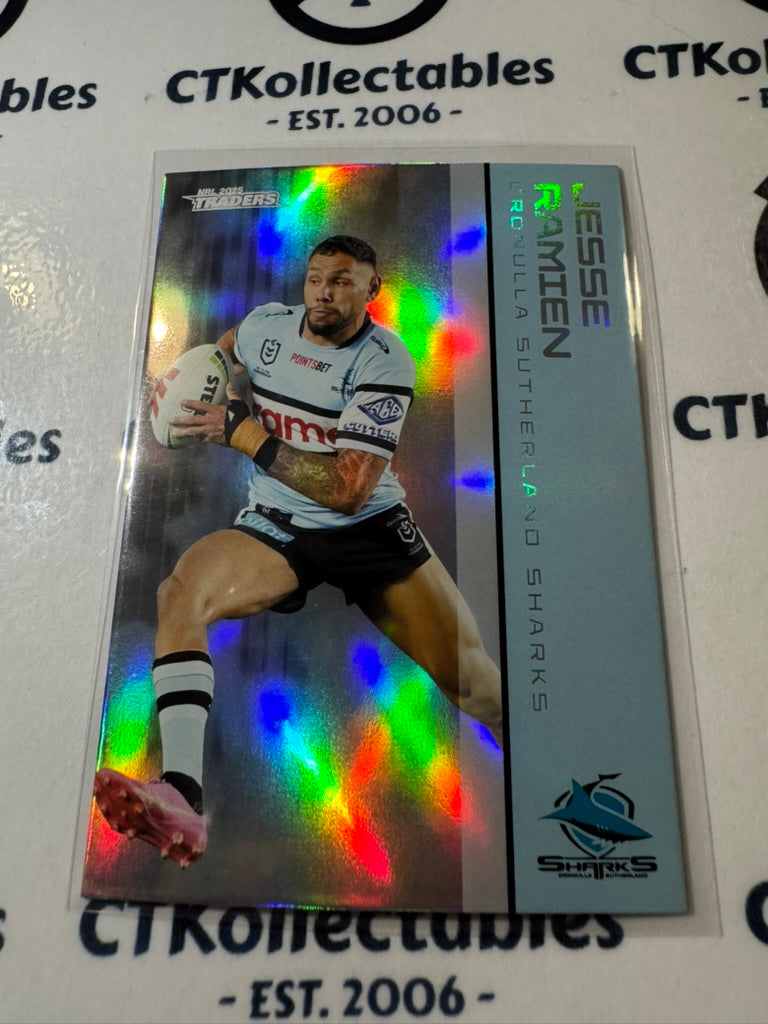2025 NRL Traders Silver Parallel PS 036 Jesse Ramien Sharks