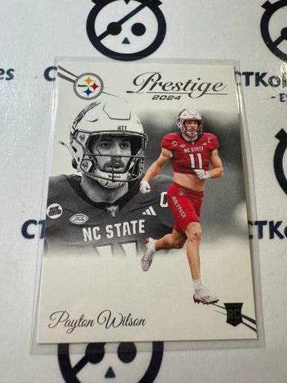 2024 NFL Prestige Rookie Card #329 Payton Wilson Pittsburgh Steelers