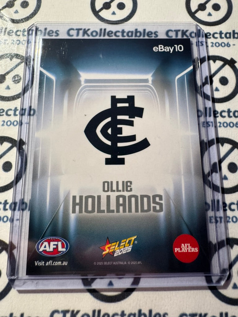 2025 Select AFL Footy Finals Ollie Hollands Footy Finals #Ebay10 Blues
