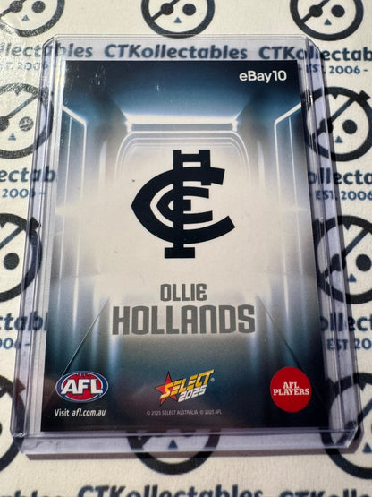 2025 Select AFL Footy Finals Ollie Hollands Footy Finals #Ebay10 Blues