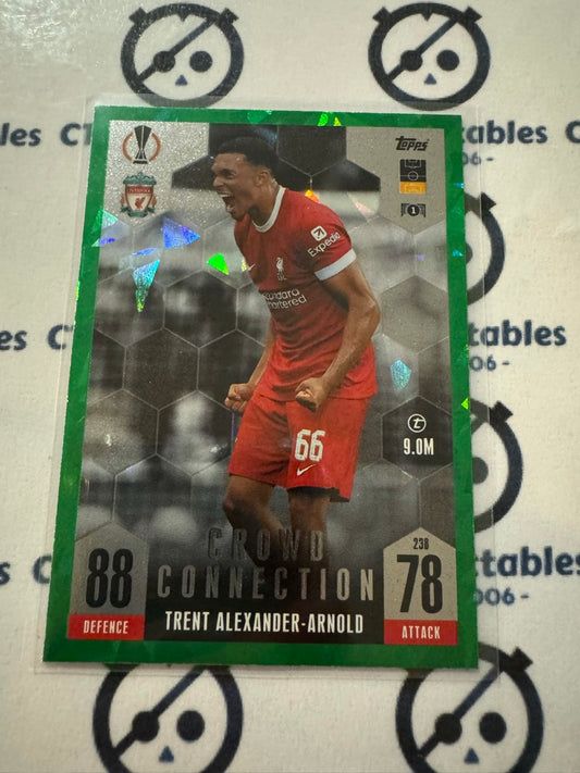 2023-24 TOPPS MATCH ATTAX Trent Alexander-arnold Crowd Connection #247 Emerald