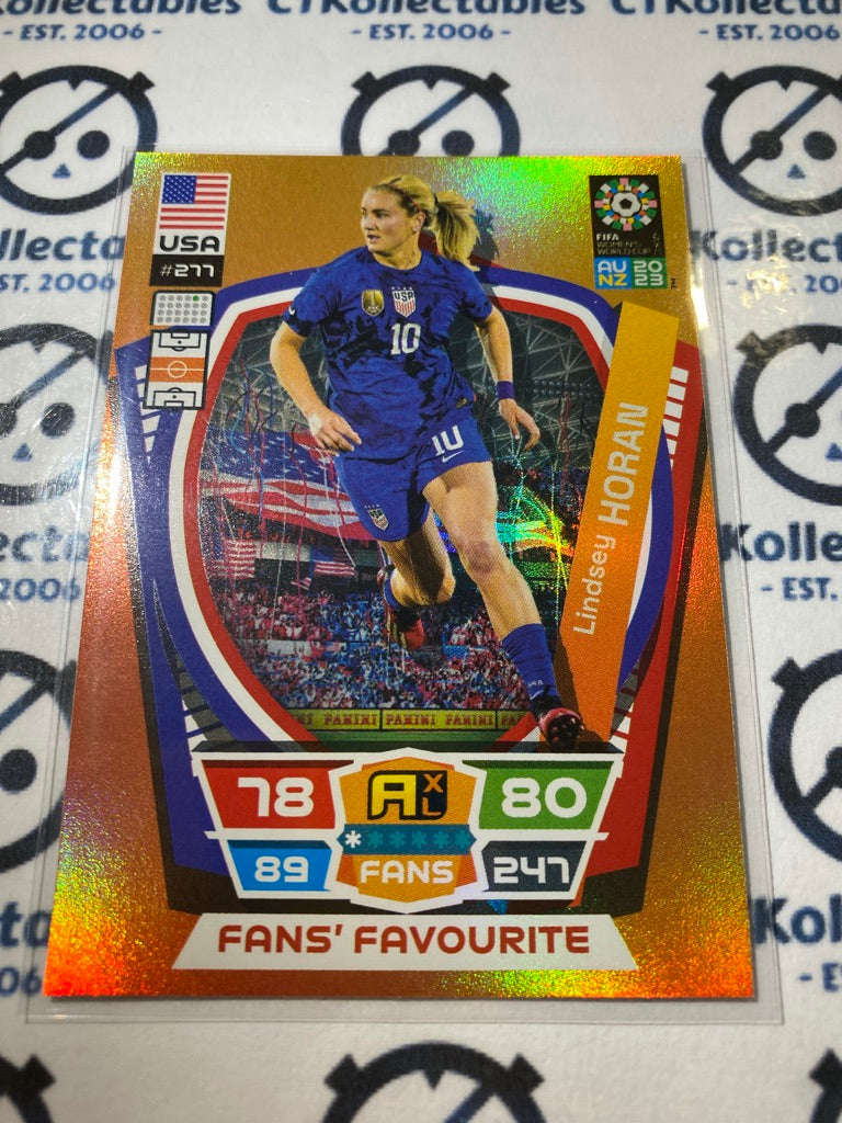 2023 FIFA WWC Adrenalyn Lindsey Horan Fans' Favourite #277 USA