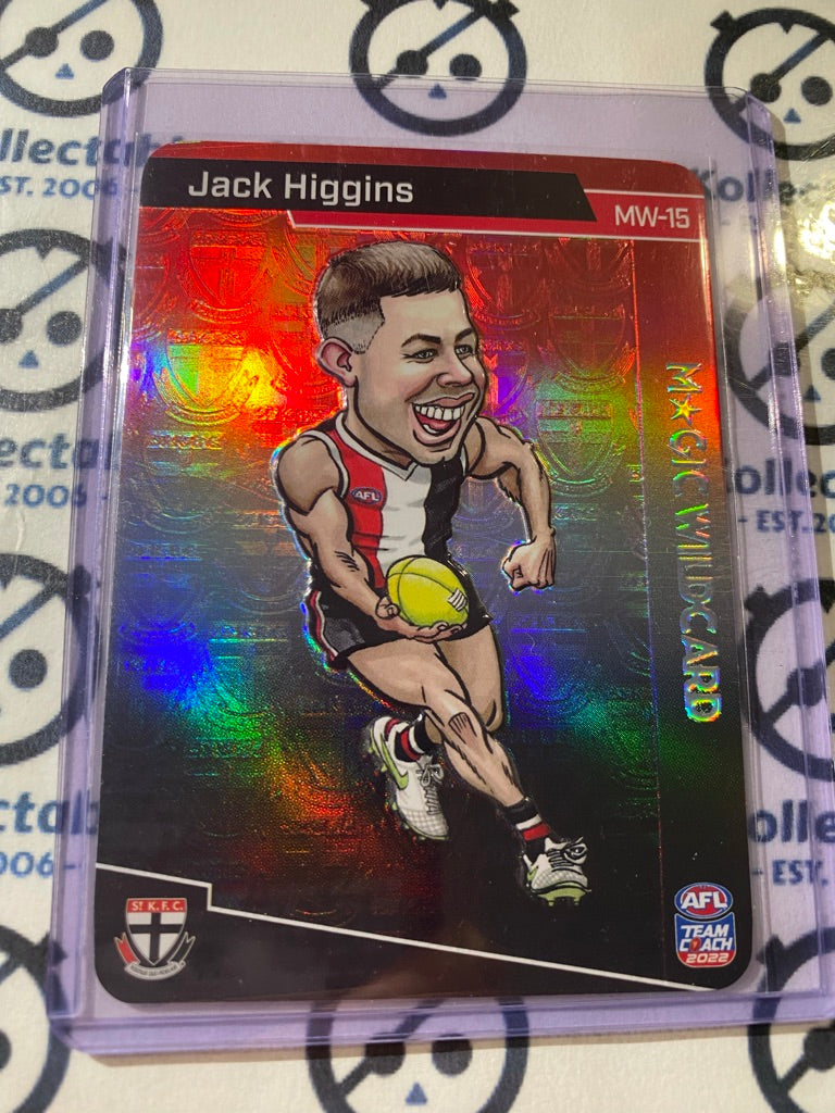 2022 AFL Teamcoach Jack Higgins Wildcard MW-15 Saints