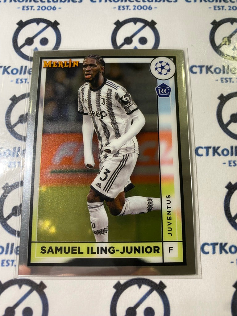 2022/23 Topps Merlin UEFA Samuel Iling-Junior Rookie Card RC #83 Juventus