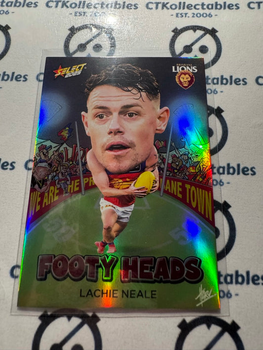 2025 AFL Footy Stars Footy Heads Lachie Neale FH12 Lions