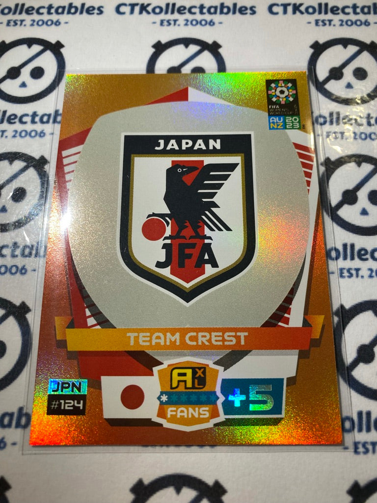 2023 FIFA WWC Adrenalyn Japan Team Crest Foil #124 JPN