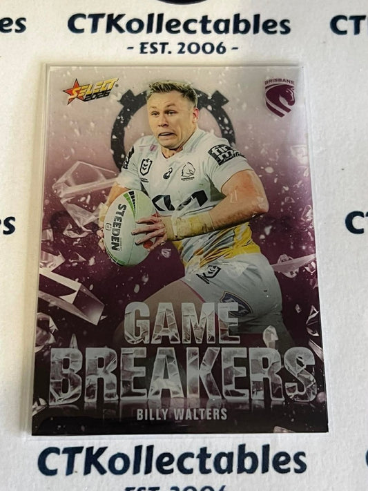 2026 Select NRL League Heroes Game Breakers #GB7 Billy Walters Broncos