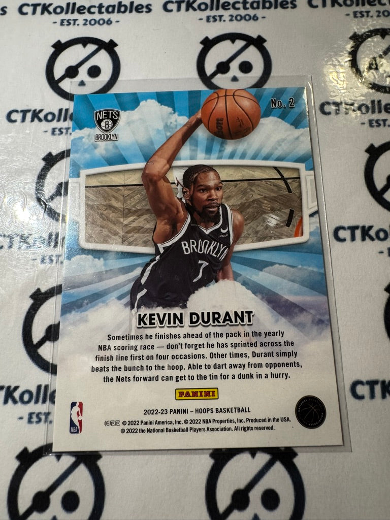 2022/23 Panini NBA Hoops Kevin Durant Skyview #2 Nets