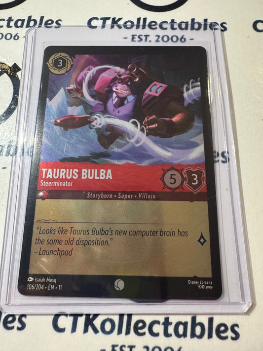 Disney Lorcana Winterspell 106/204 Taurus Bulba – Steerminator FOIL C