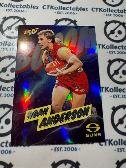 2025 AFL Footy Stars BOOM! Noah Anderson #076/360 Suns BM97