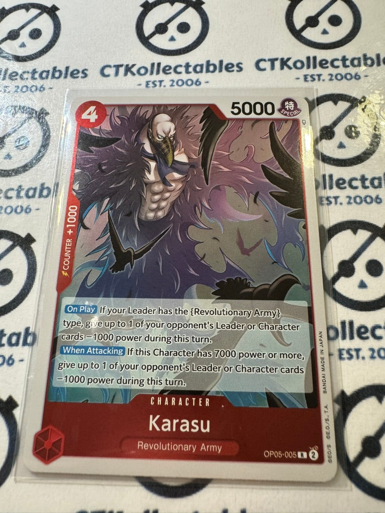 One Piece Karasu #OP05-005 R Foil Awakening of the New Era Card