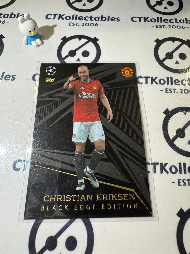 2023-24 TOPPS MATCH ATTAX CHRISTIAN ERIKSEN BLACK EDGE EDITION #254