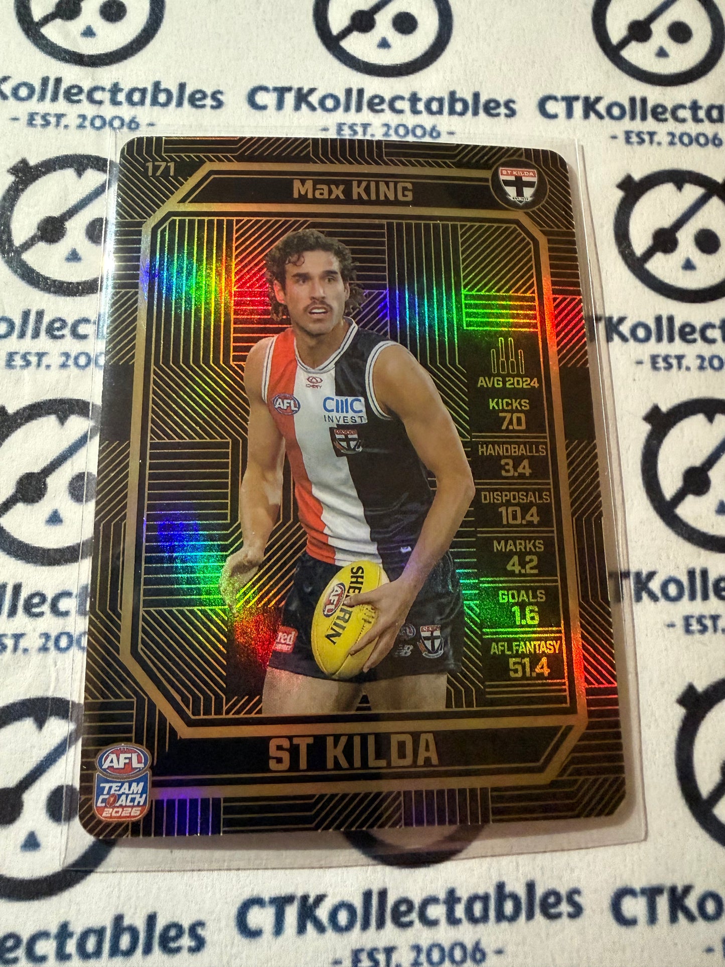 2026 Teamcoach AFL BRONZE Max king #171 Saints