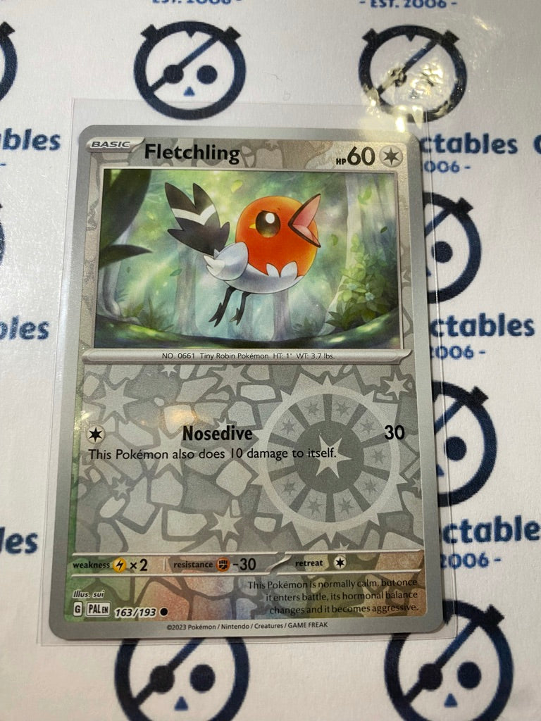 Fletchling Reverse Holo #163/193 2023 Paldea Evolved Pokemon Card