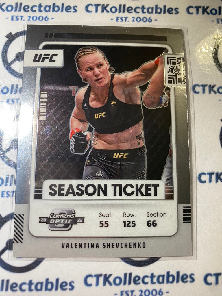 2022 UFC Panini Chronicles Contenders #364 Valentina Shevchenko