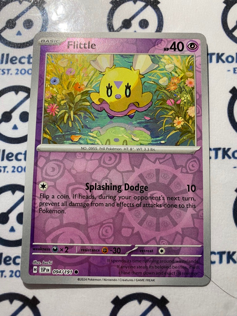 Flittle Reverse Holo #094/191 Surging Sparks Pokémon TCG 2024