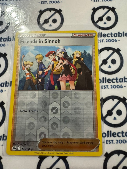 Friends in Sinnoh Reverse Holo #131/159 2023 Crown Zenith Pokémon Card